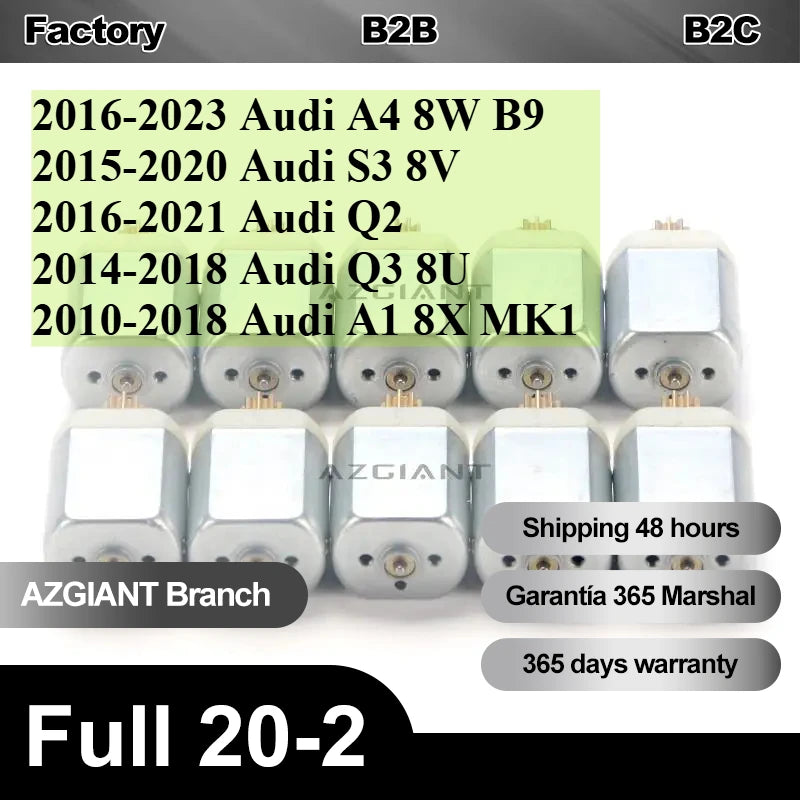 Actuador de cerradura de puerta de control central 12V de alta calidad para Audi A4 S3 Q2 Q3 8U MK1 12V