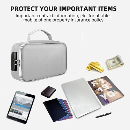 Small Fireproof Handbag &ndash; Waterproof Passport Organizer