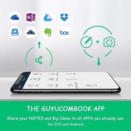 A6 Reusable Smart Notebook with Cloud Storage and Erasable Pen