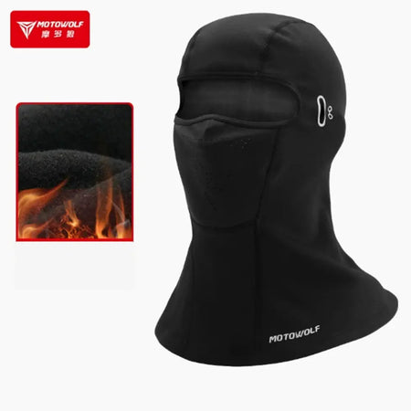 Winter Neck Warmer Thermal Motorcycle Balaclava Moto Mask Waterproof Ski Masks Windproof Elastic Fleece Face Shield by InterCyprus Trading Ltd