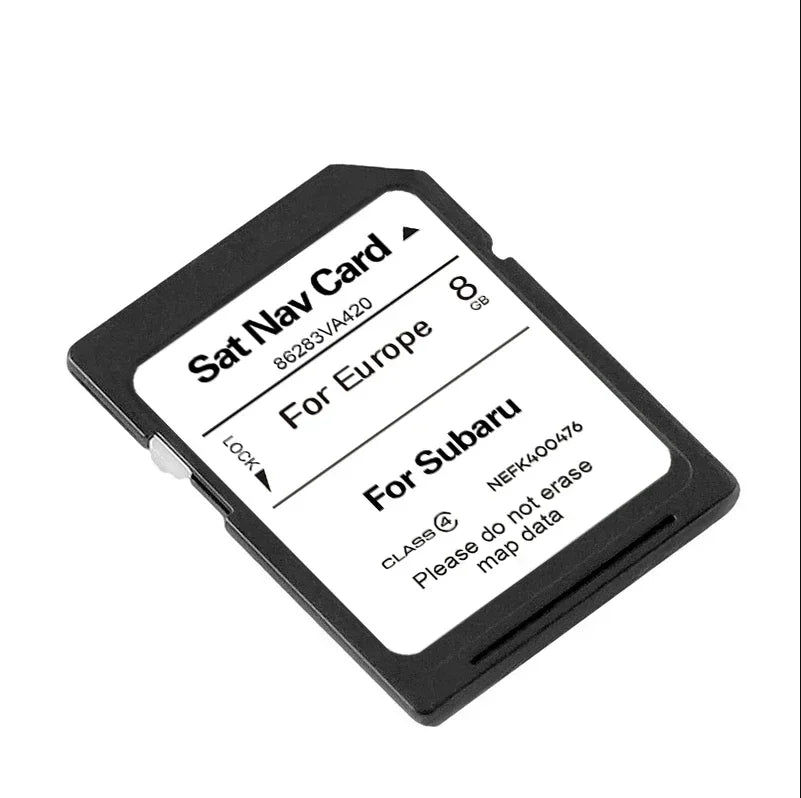 Card SD de navigație auto cu hărți actualizate pentru Subaru BRZ, Forester, Impreza