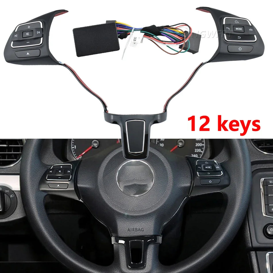 Przycisk przełącznika koła kierownicy ABS do Volkswagen MK6 Jetta Golf Polo Passat Bora Sagitar 2010-2012