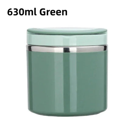 630/1000ml Stainless Steel Thermos &ndash; Keeps Food Hot Green-630ml