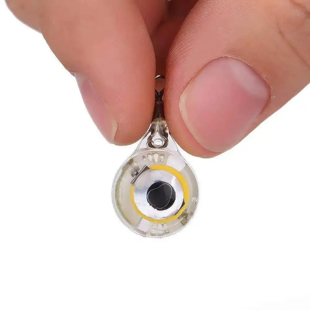 10Pcs Fishing Lure Light Eye Shape Night Battery Powered