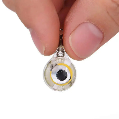 10Pcs Fishing Lure Light Eye Shape Night Battery Powered