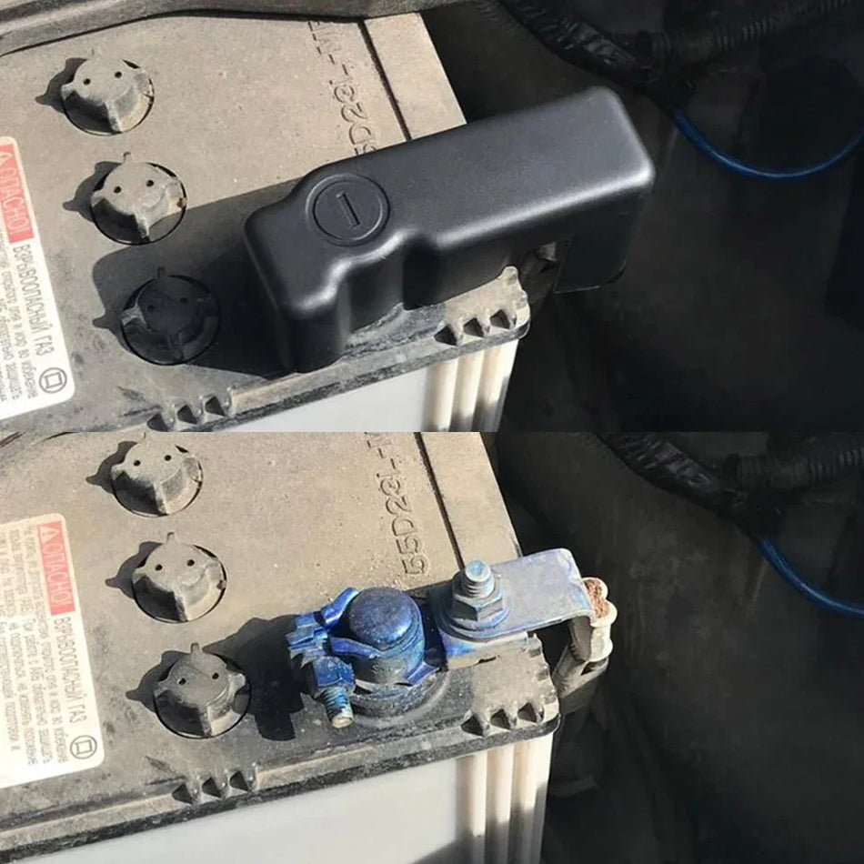 Pokrov zaštitnika negativnog terminala za Toyota Land Cruiser Prado 150 V8 i RAV4 2017-2018 ABS crna