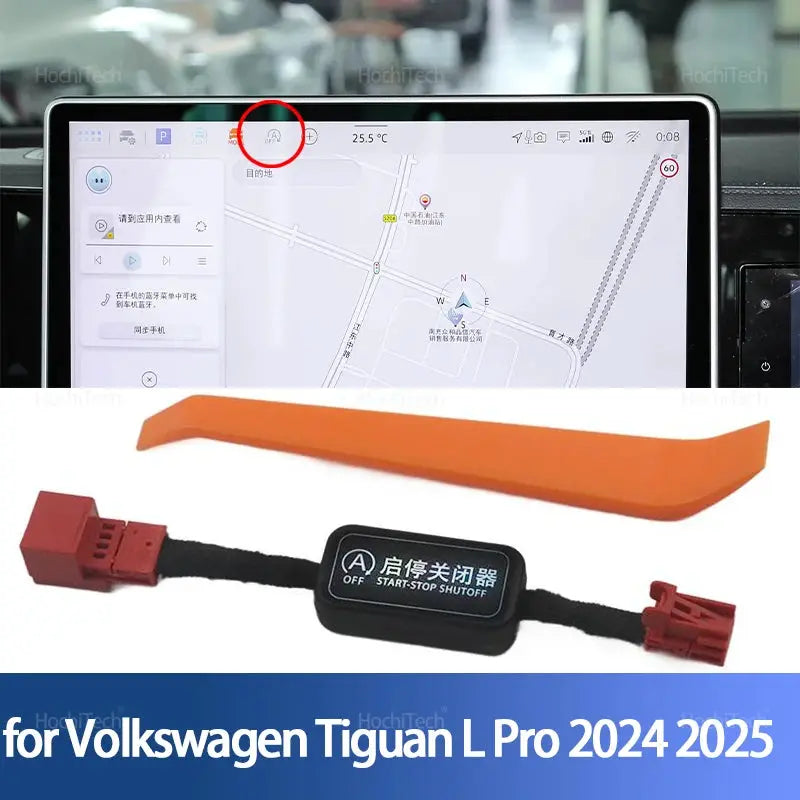 Automatic Stop Start Engine System Off Cable Plug and Play Eliminator for Volkswagen VW Tiguan L Pro MK3 2024 2025 Accessories by InterCyprus Trading Ltd
