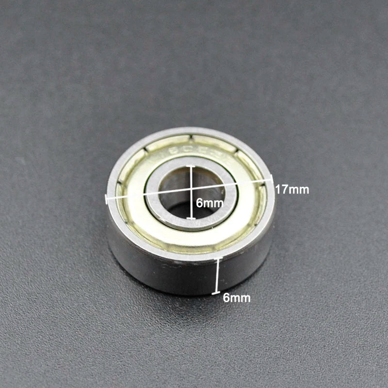 606ZZ 6x17x6mm Deep Groove Ball Bearing &ndash; High Precision