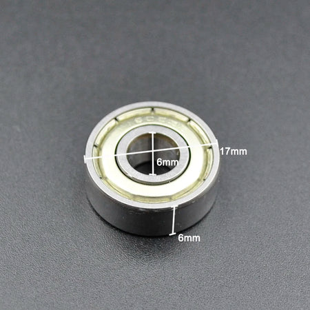 606ZZ 6x17x6mm Deep Groove Ball Bearing &ndash; High Precision