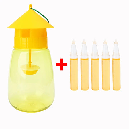 Reusable Fruit Fly Trap - Eco-Friendly Pest Control for Home &amp; Garden B-6PCS