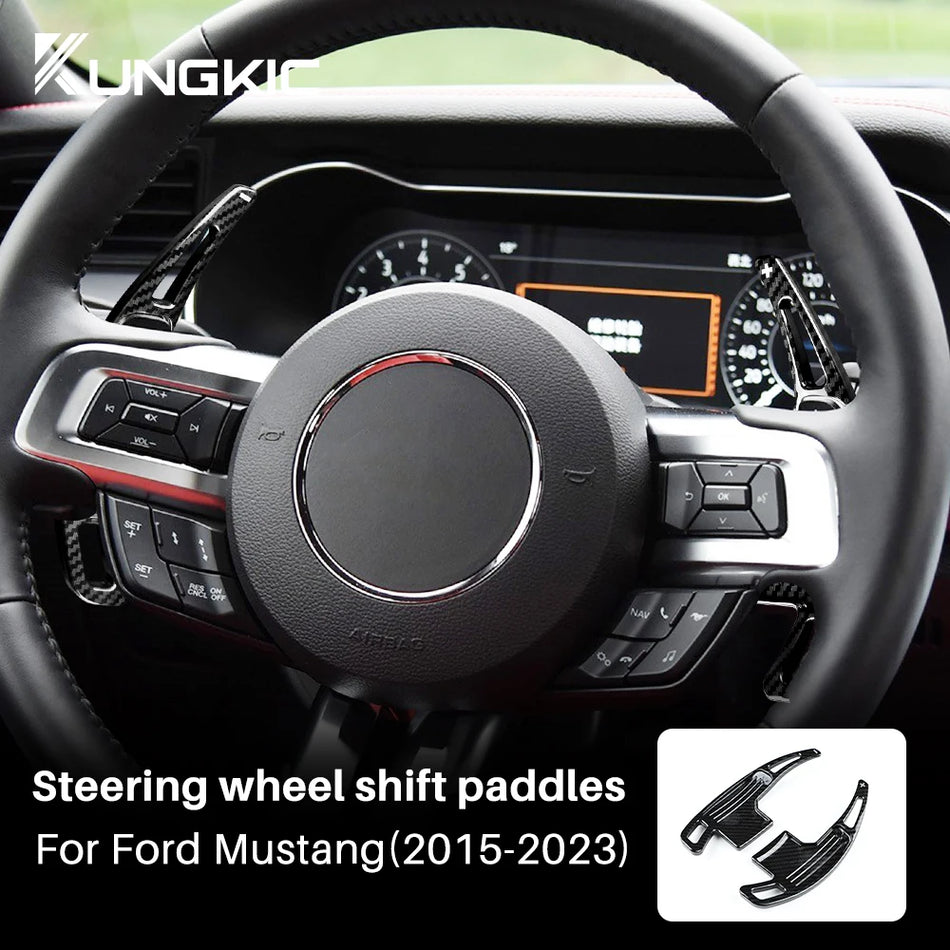Abdeckung für Schaltwippen aus ABS mit Verkleidung für Ford Mustang 2015-2023