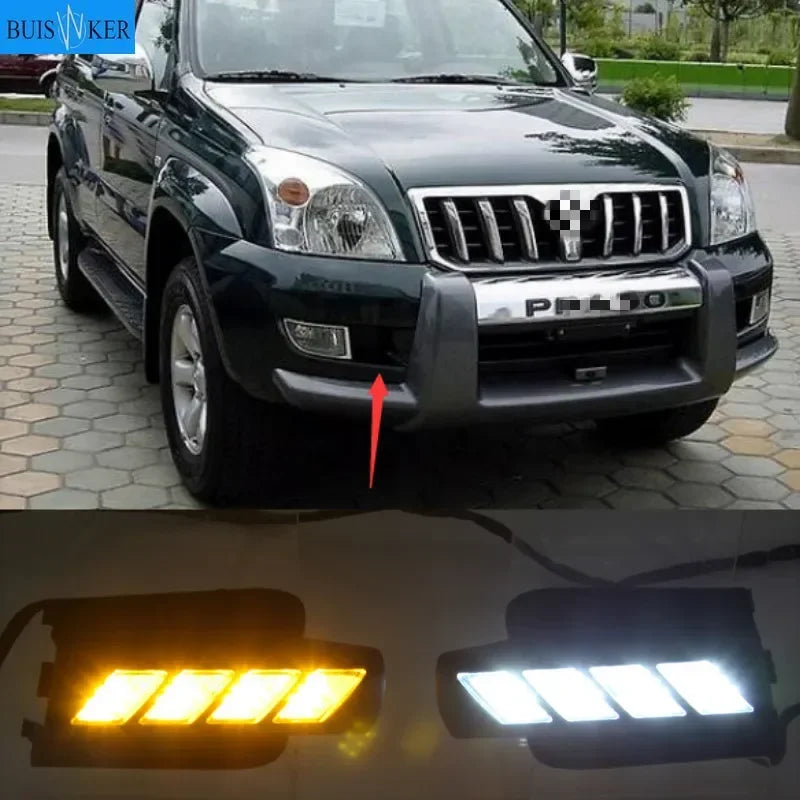 Esuse LED DRL for Toyota Land Cruiser Prado 120 2003-2009