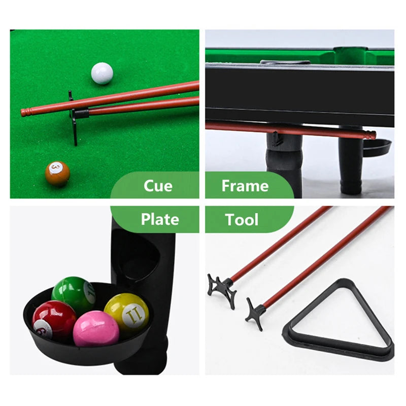 Mini Pool Table Game Tabletop Desktop Billiards Game &ndash; Fun