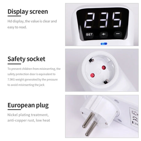 HLP02 Digital Voltage Protector &ndash; Overcurrent Protection