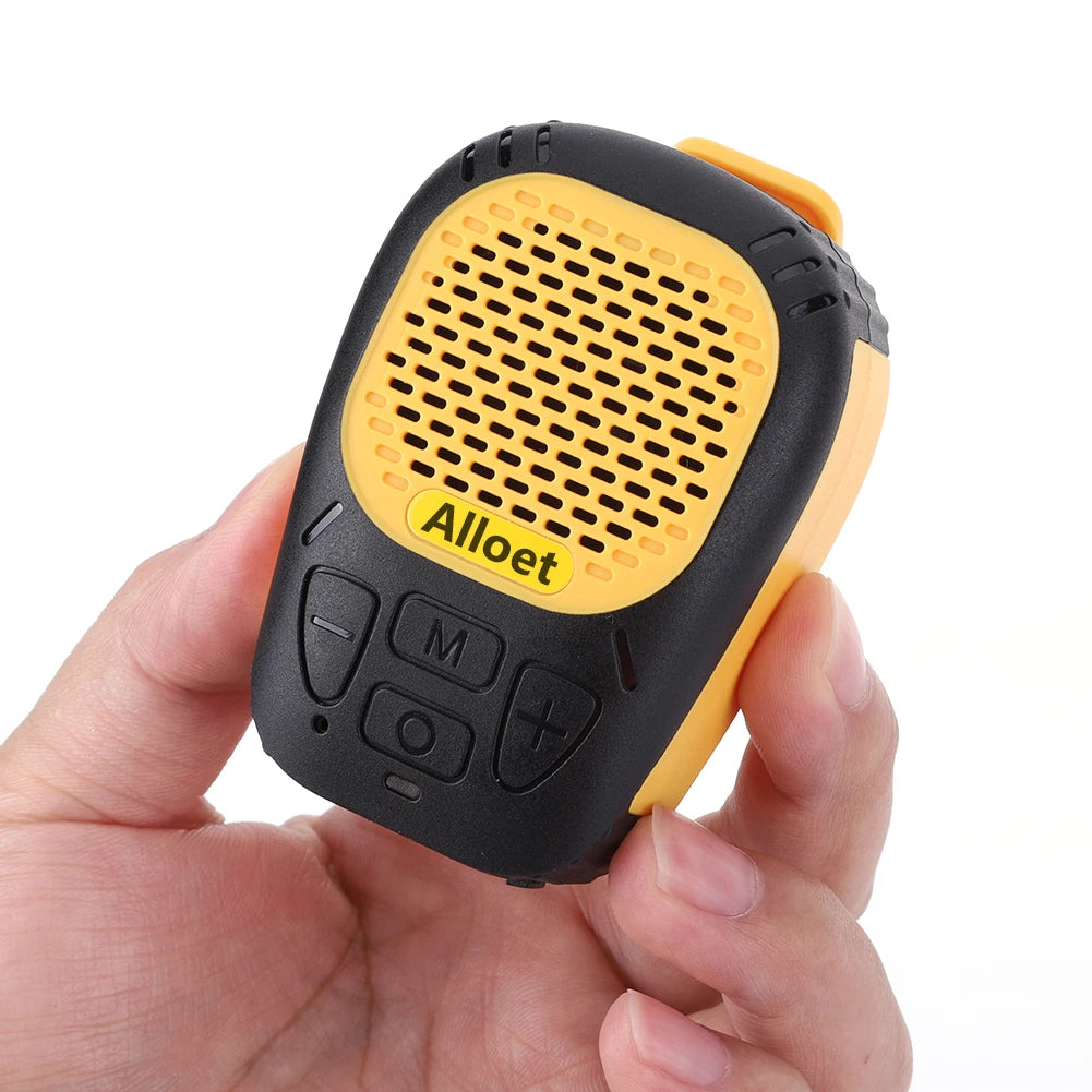 Wearable Waterproof Bluetooth 5.3 Speaker with Magnetic Clip and Mic