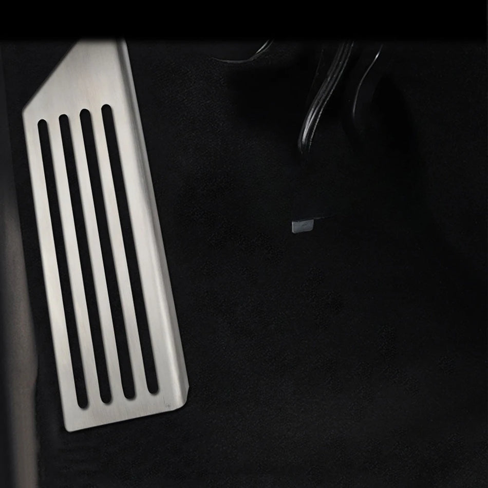 Pokrov za mrtvo pedalo za Tesla Model 3 LHD nerjaveče jeklo ABS osnovni naslon za noge premium zaključek