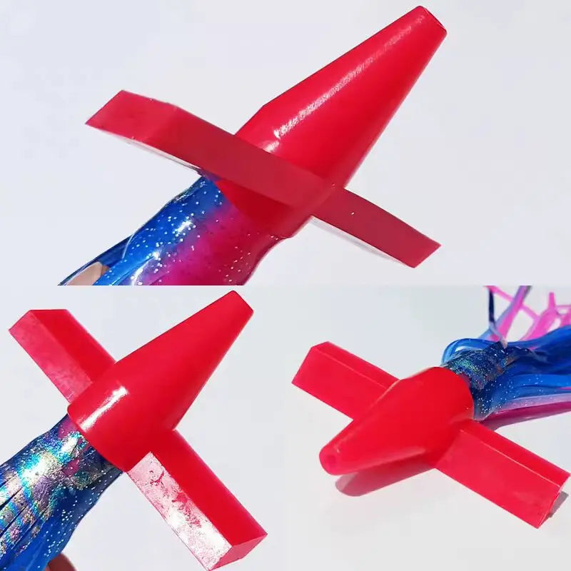 18cm/23cm Trolling Skirt Tuna Lures - Biomimetic Squid Bait for Sea Fishing