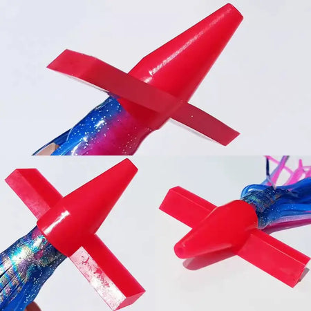 18cm/23cm Trolling Skirt Tuna Lures - Biomimetic Squid Bait for Sea Fishing