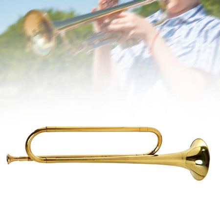 Bugle Trumpet Mini Brass C Key &ndash; Portable Student Friendly