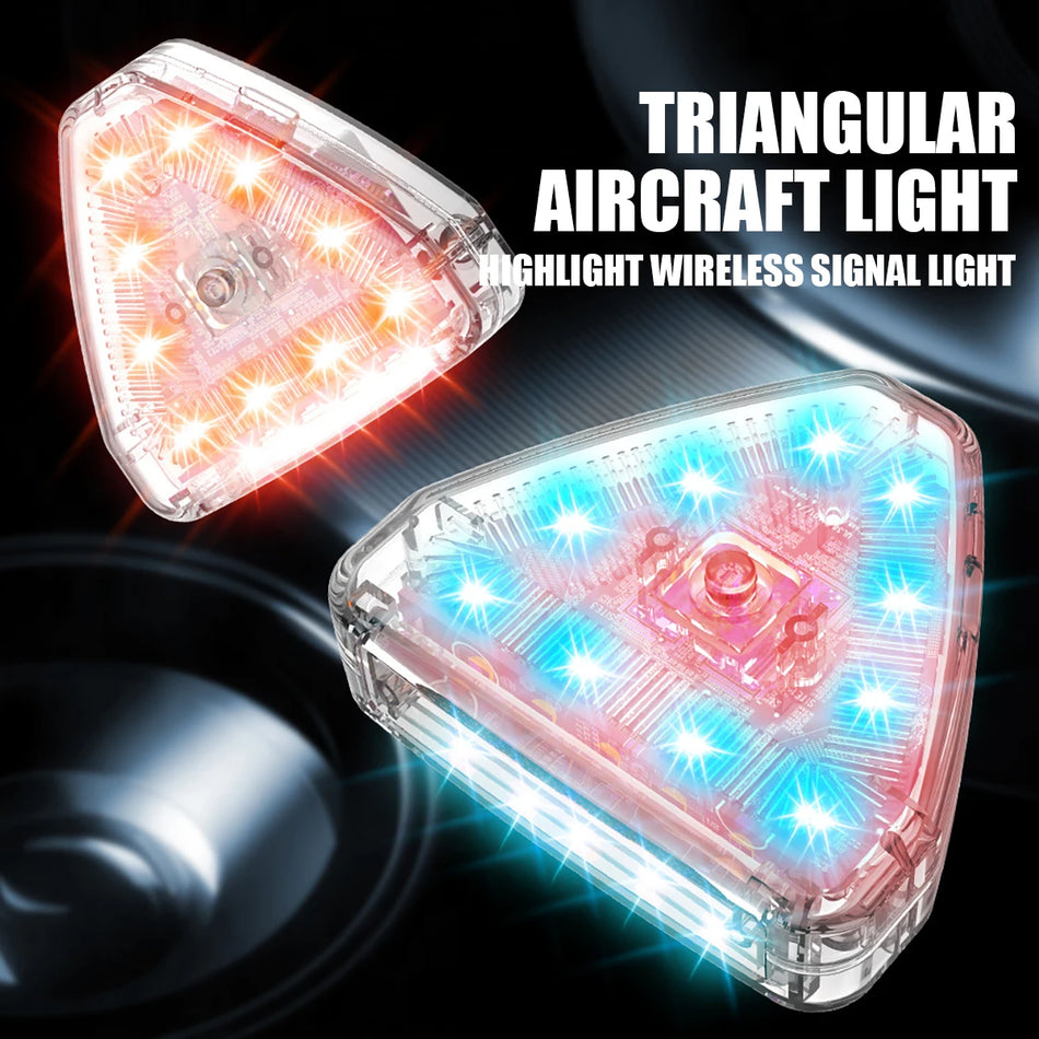 1/2in1 LED Mini Strobe Light &ndash; Multicolor Wireless Warning Signal