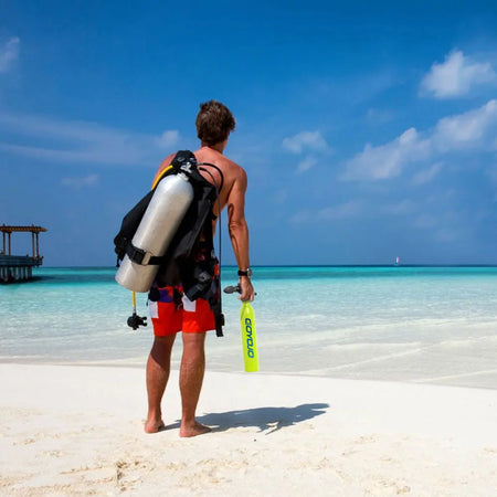 Mini Scuba Tank 0.5L Cylinder &ndash; Portable Emergency Oxygen