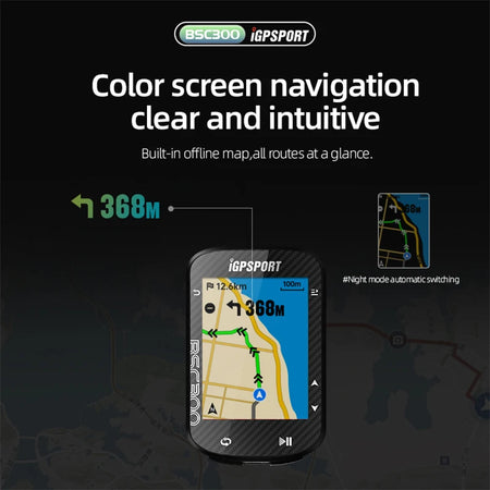 iGPSPORT BSC300 &ndash; GPS Navigation with Offline Maps