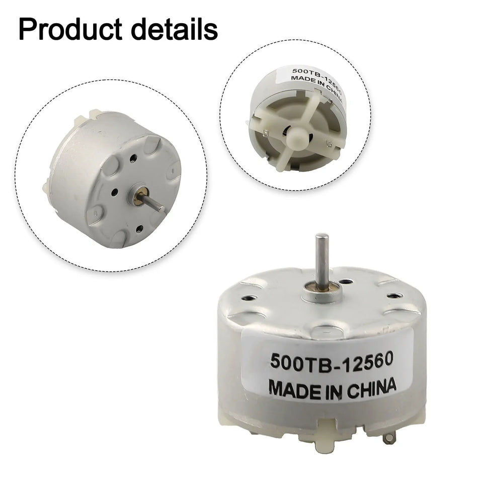 DC Motor 3V To 12V Low Noise Durable Construction For DIY