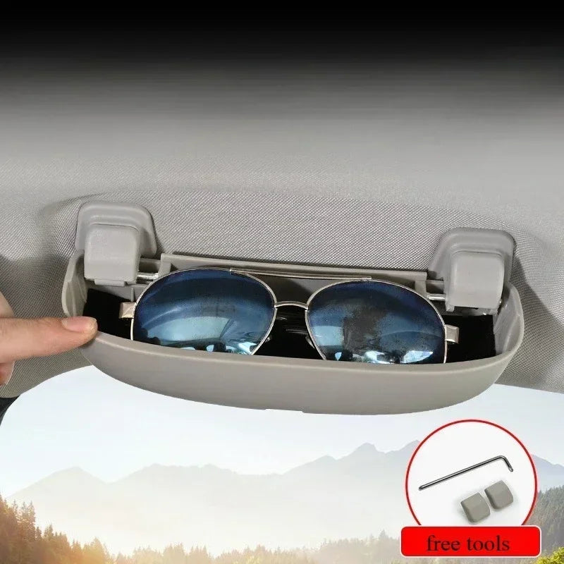 Custodia per Occhiali per Ford Everest 2015-2021 Accessorio Interno in Plastica ABS Facile da Installare Tasca per Occhiali da Sole