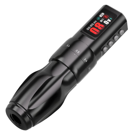 BIGWASP Wireless Tattoo Machine - 2.0-4.2mm Stroke Black