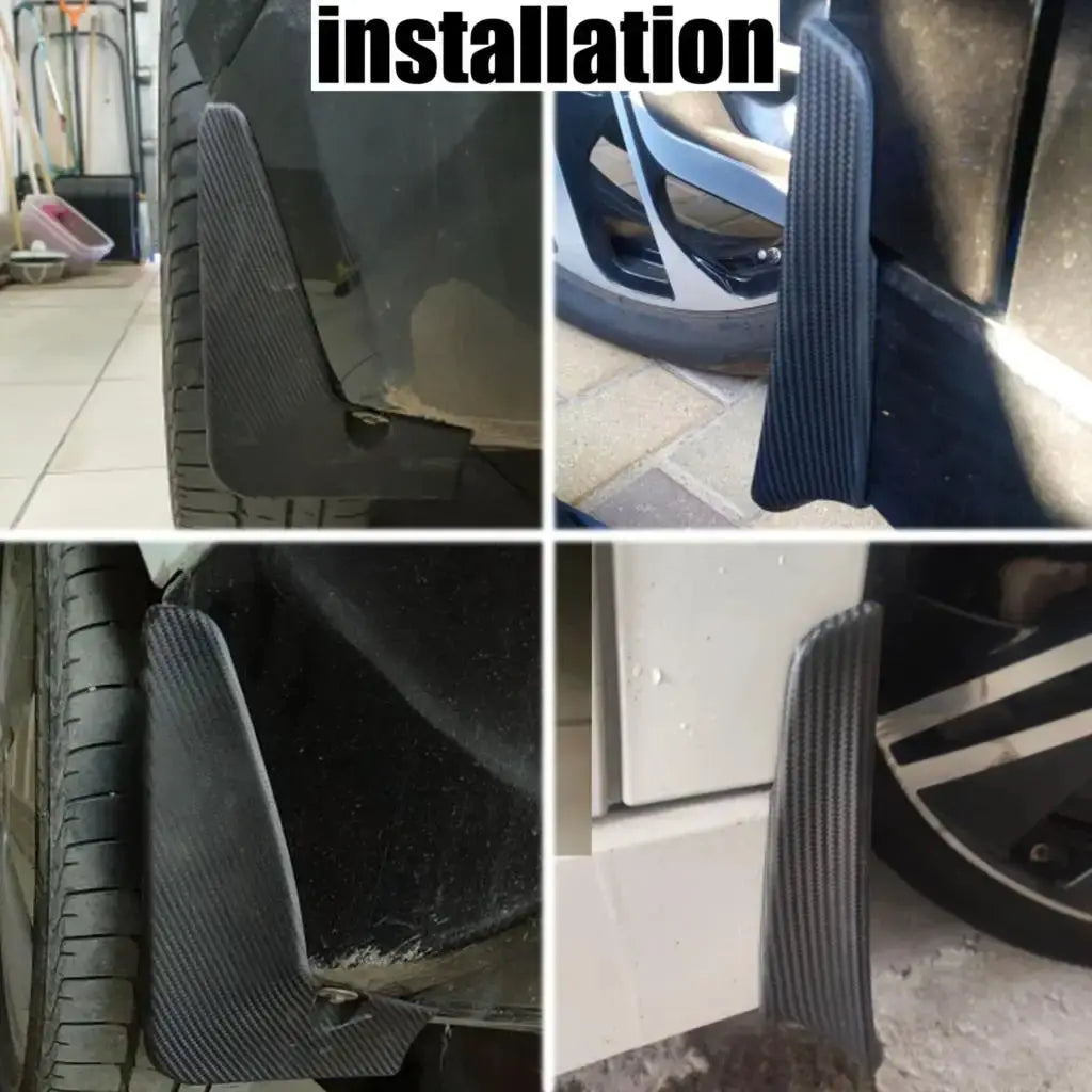 4pc Set For Bmw I3 2013-2021 Molded Mud Flaps Splash Guards Mudguards Fender Electric Styled Molded Car Flares Replacement Auto by InterCyprus Trading Ltd