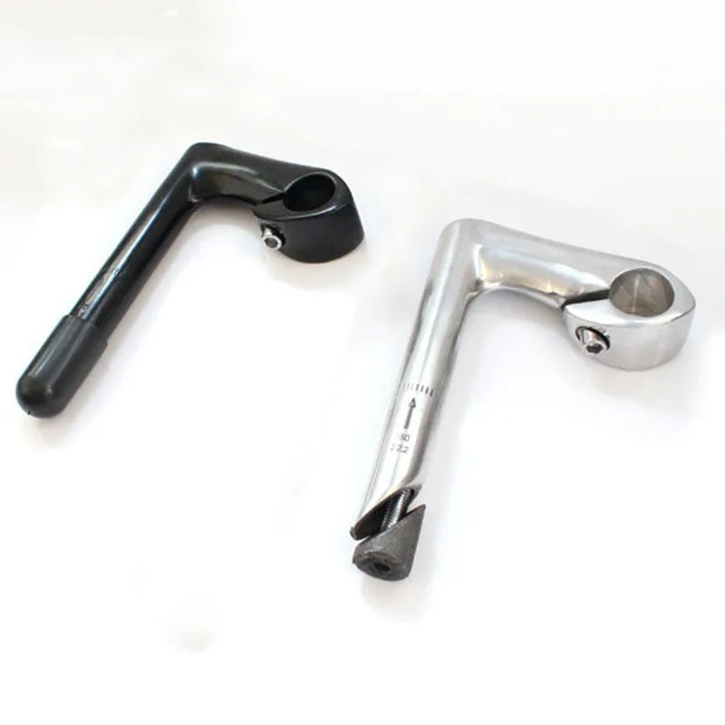 Aluminum Alloy Gooseneck Stem For Bicycle, 25.4x22.2mm, Retro Standpipe