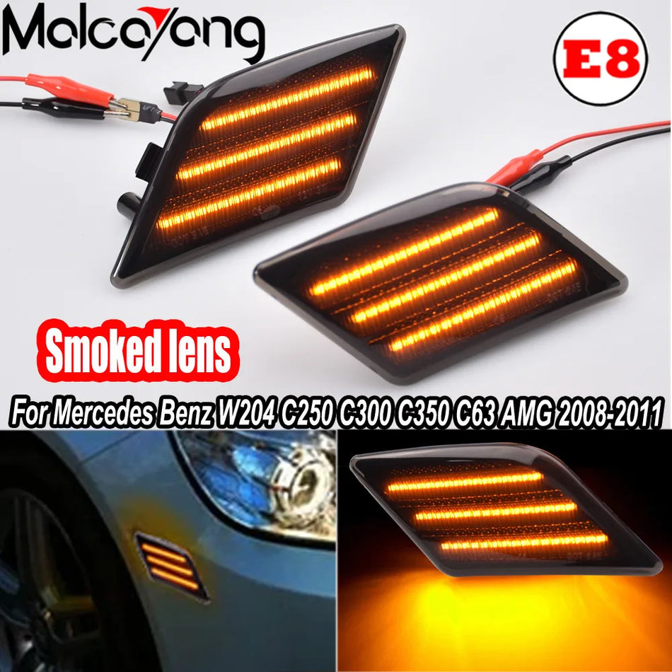 Luci Marker Laterali LED per Mercedes-Benz W204 C250 C300 C350 C63 AMG