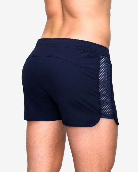 Men Elastic Mesh Training Shorts &ndash; Breathable Comfort