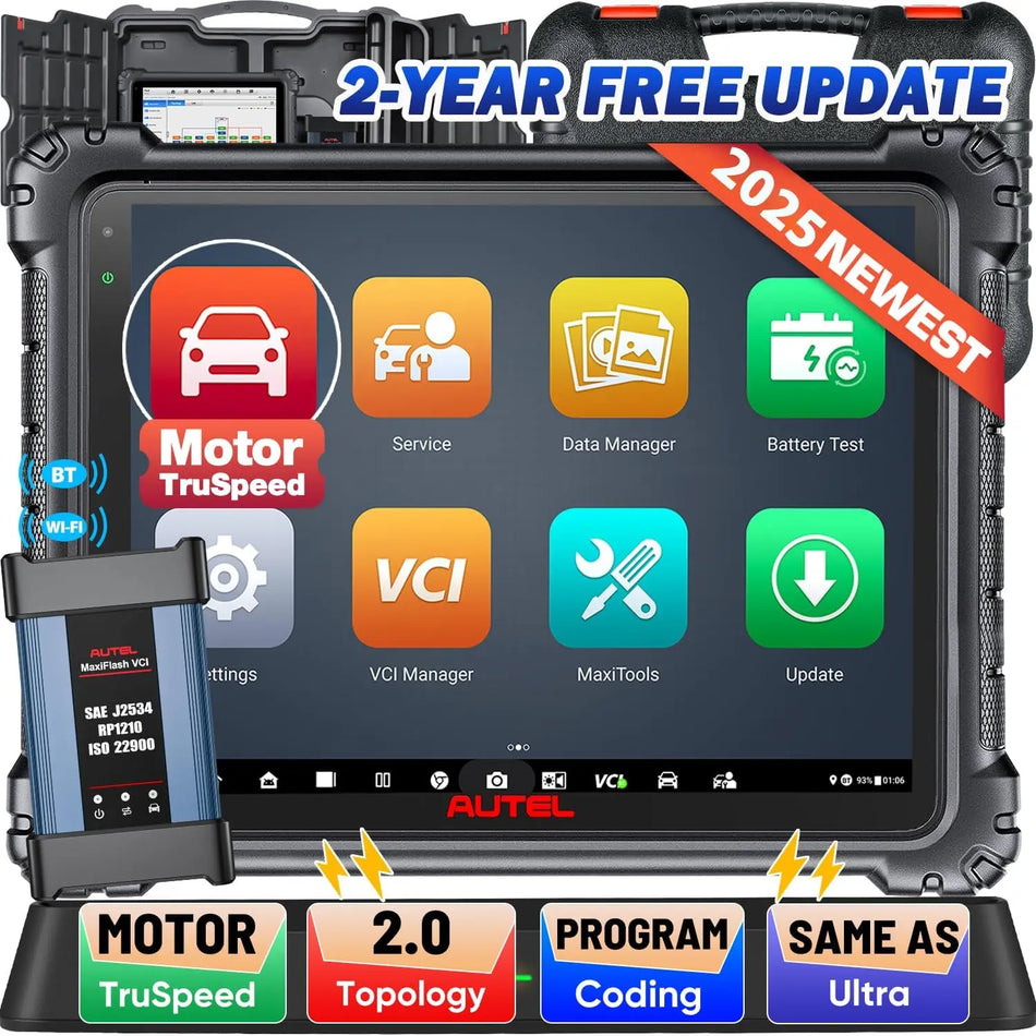 Escáner Autel MS919 MaxiSys Ultra con TruSpeed y Topología 2.0