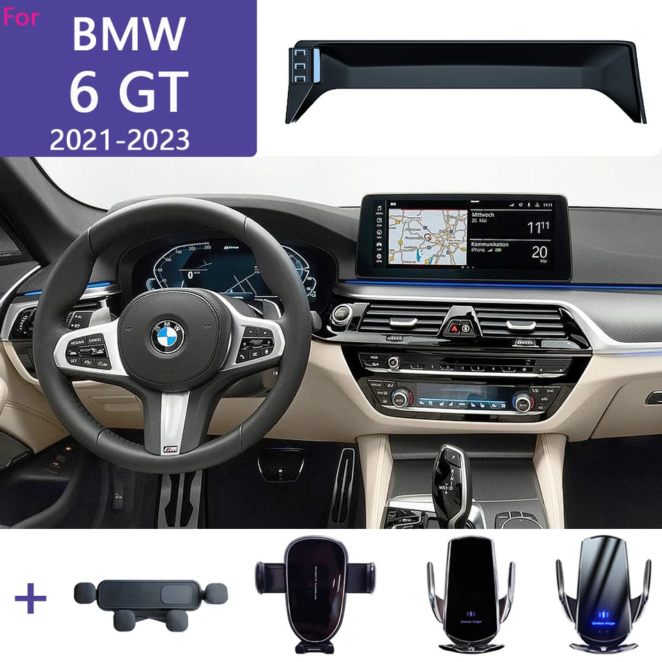 BMW 6 Series GT G32 Trådlös Laddning Telefonfäste Bas
