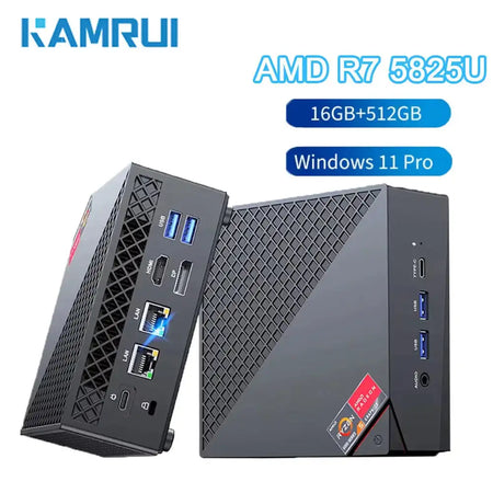 KAMRUI Ryzen 7 Mini PC 16GB RAM 512GB SSD Windows 11 Pro