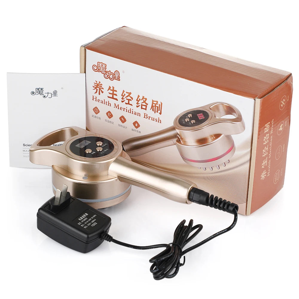 Eletric Meridian Massage Brush &ndash; Red Light Therapy Pro EU plug