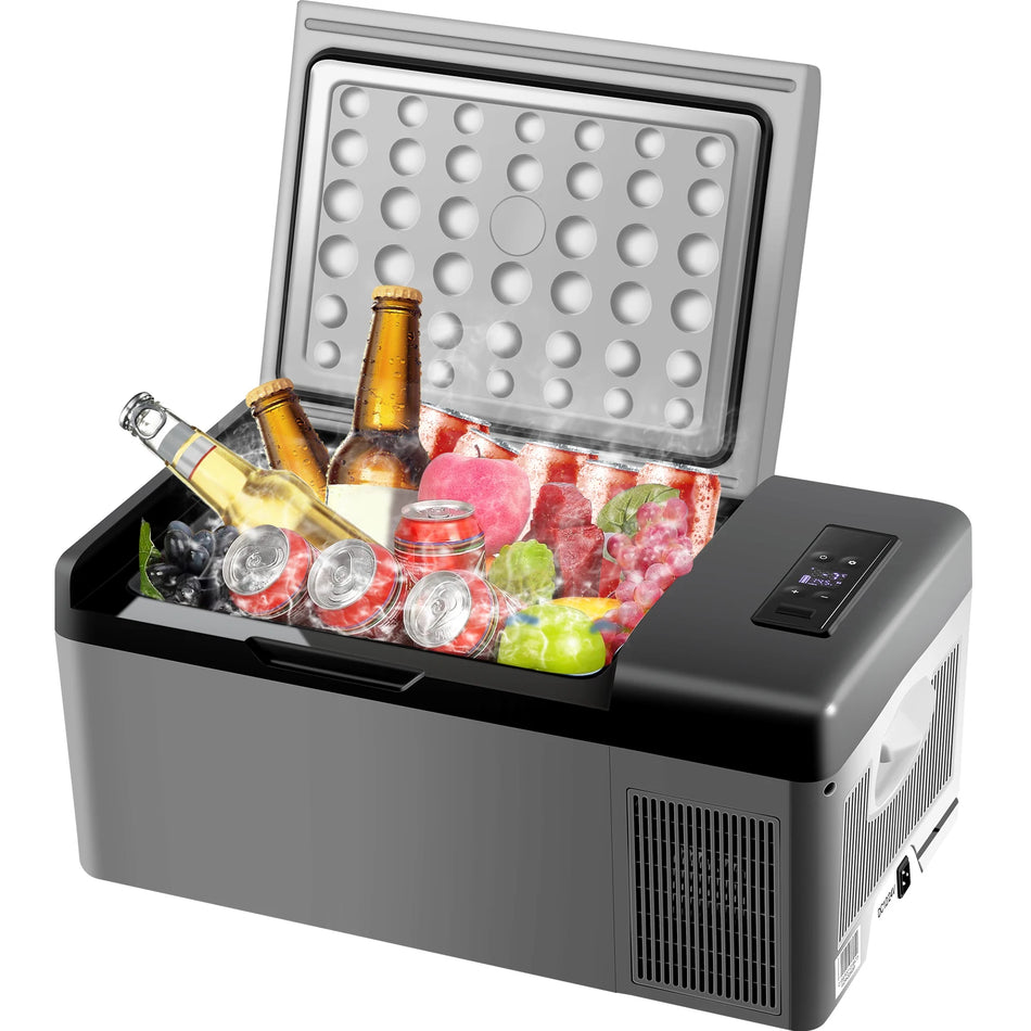 15L Portable Car Freezer Dual Zone Refrigerator