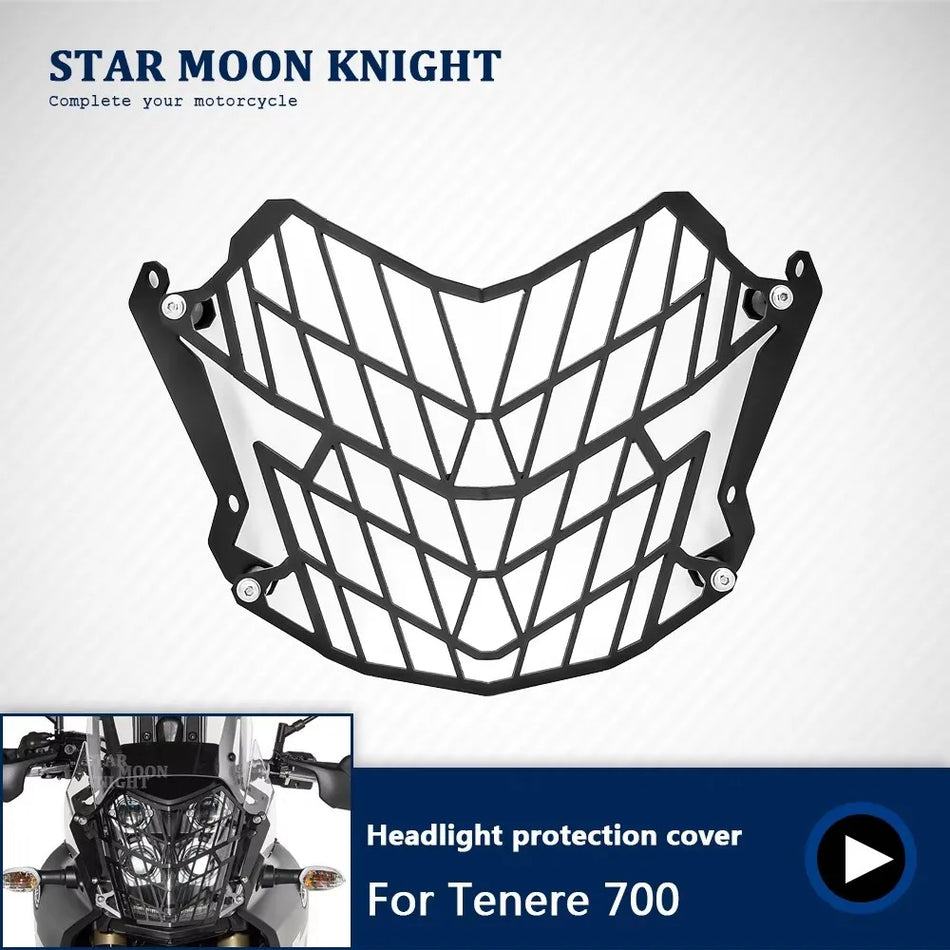 Yamaha Tenere 700 Far Koruyucu Alüminyum Koruma Kapağı Motosiklet için, Dayanıklı CNC İşlemeli Alüminyum, Kolay Kurulum