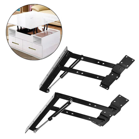 2PCS Lift Up Top Folding Hydraulic Tea Table Hinge &ndash; Heavy Duty Steel Construction