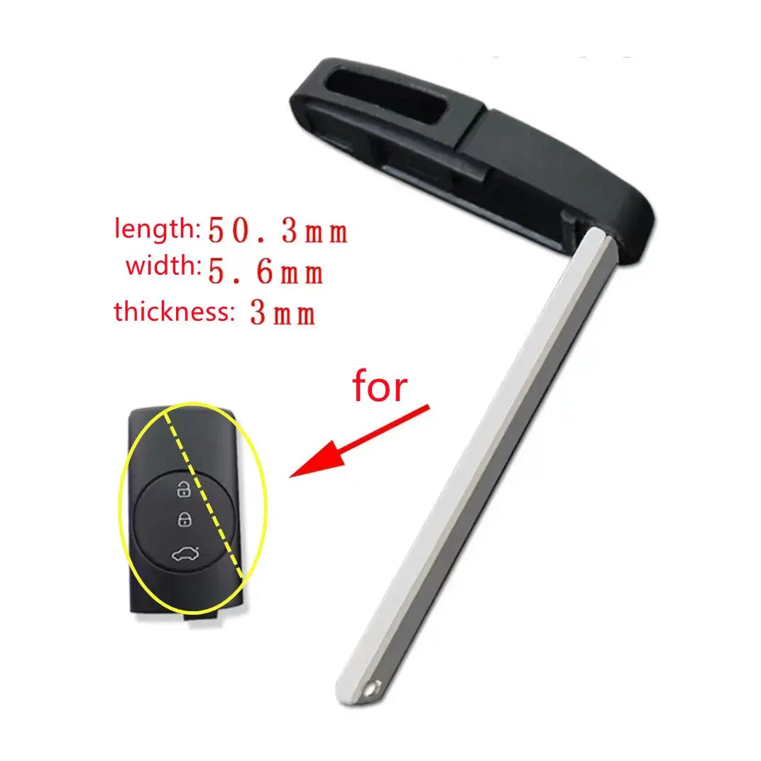 10pcs/lot Emergency Insert Smart Small Key Blade Replacement for Chery Tiggo 7 Chinese Vehicles by InterCyprus Trading Ltd