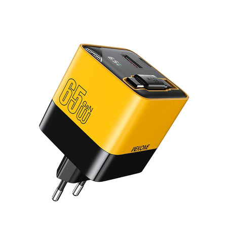 CrownQu 65W USB-C Fast Charger &ndash; Intelligent Charge with Built-in 80cm Type-C Cable 65W EU