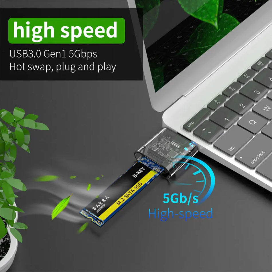 Obudowa M2 SSD USB 3 Gen 1 dla dysku SATA M2 NGFF