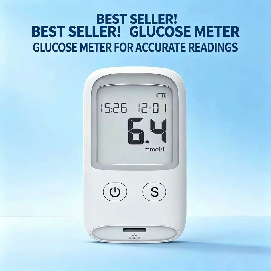 2 in 1 Blood Glucose and Uric Acid Meter with Strips, Bluetooth Health Monitor