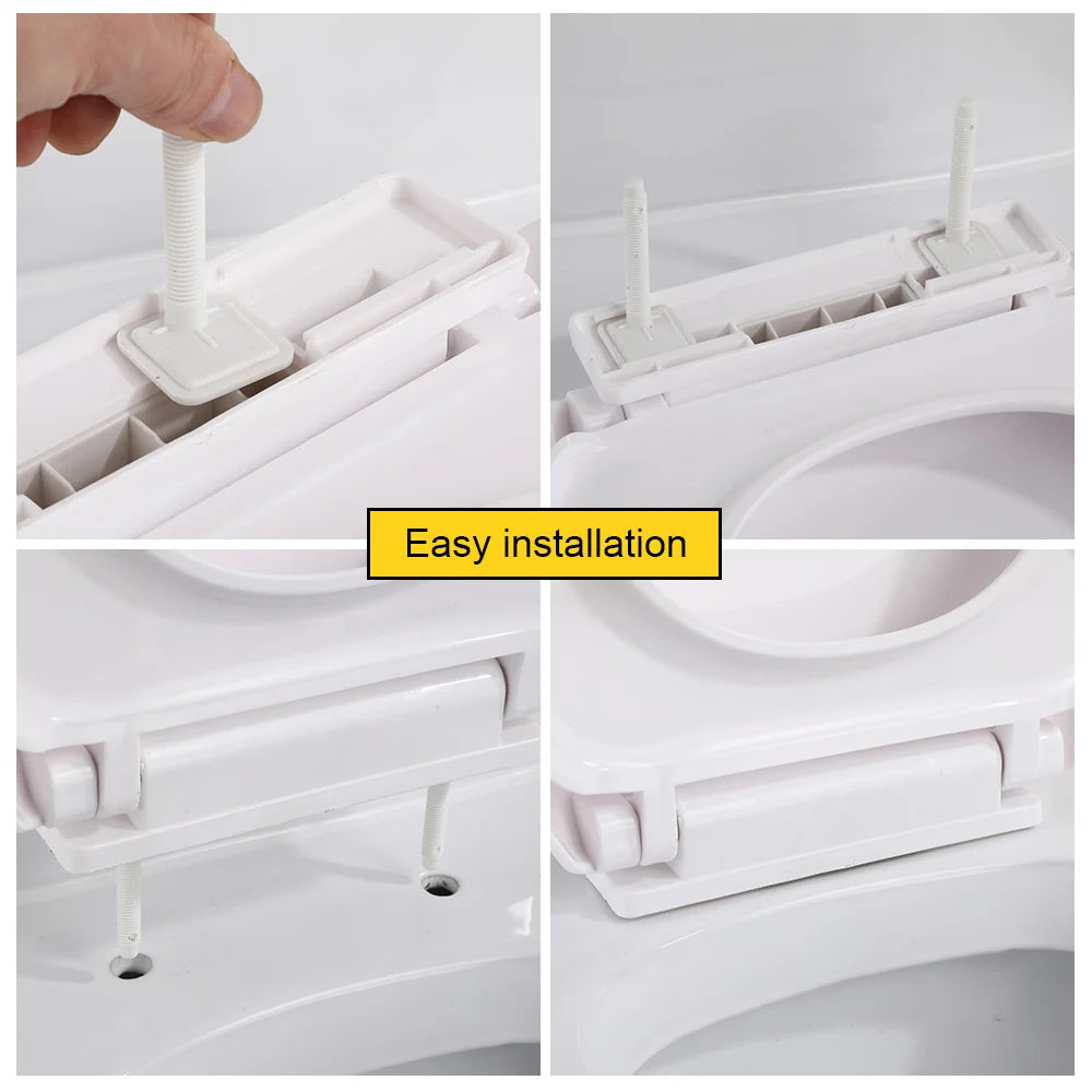 V-Shaped Toilet Seat - Quiet Close Lid For All Ages