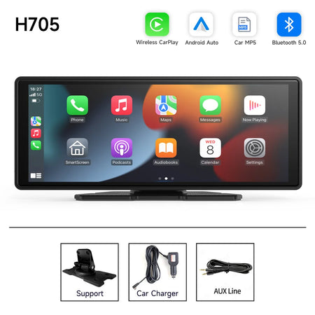 10.26 Inch Universal Car Radio Player with GPS, Wireless CarPlay &amp; Android Auto H705 / CHINA