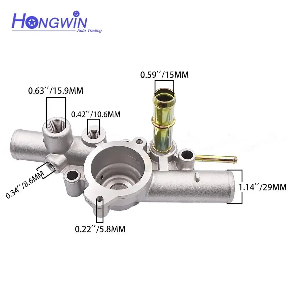 Aluminum Thermostat Housing And Water Flange For Toyota Paseo Tercel