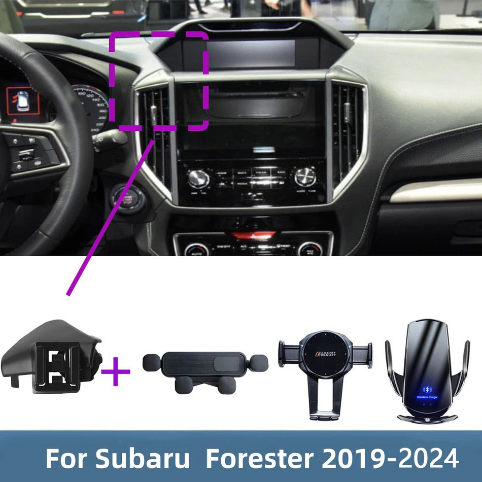 Subaru Forester Fixed Bracket Base Wireless Charging Holder