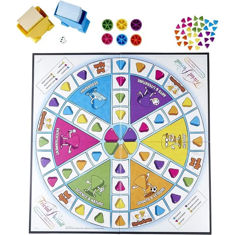 Trivial Pursuit Family Edition Educational Board Game Night