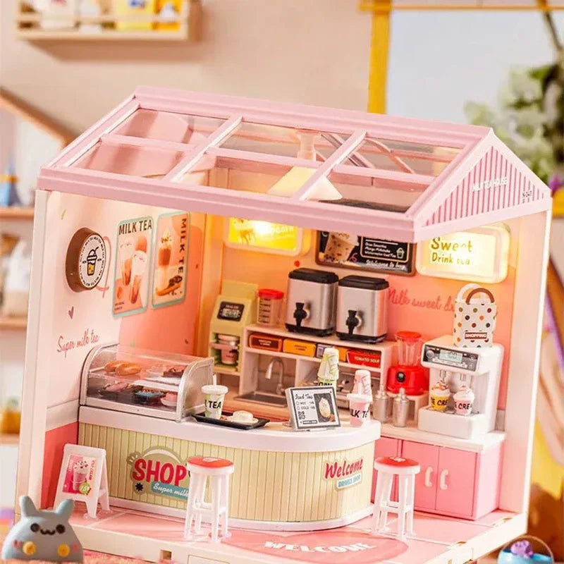 Miniature Doll House DIY Kit &ndash; Creative Room Decor And Fun